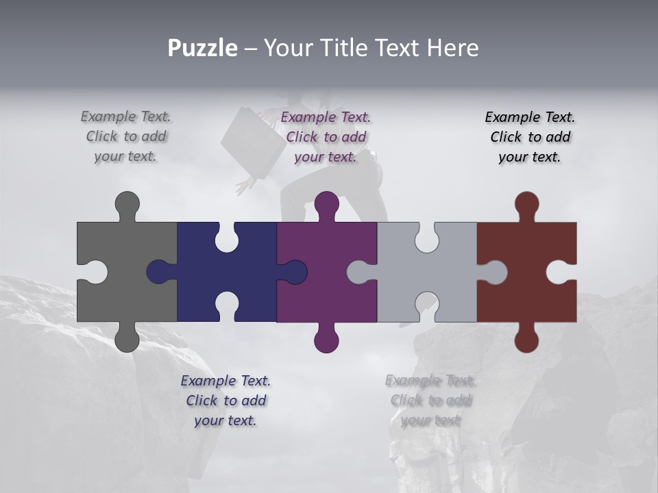 Career Decision Risky PowerPoint Template