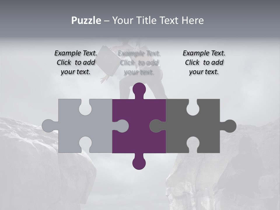 Career Decision Risky PowerPoint Template