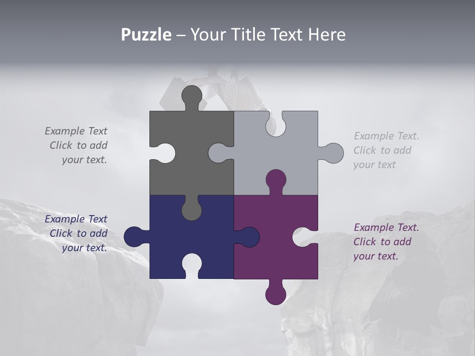 Career Decision Risky PowerPoint Template