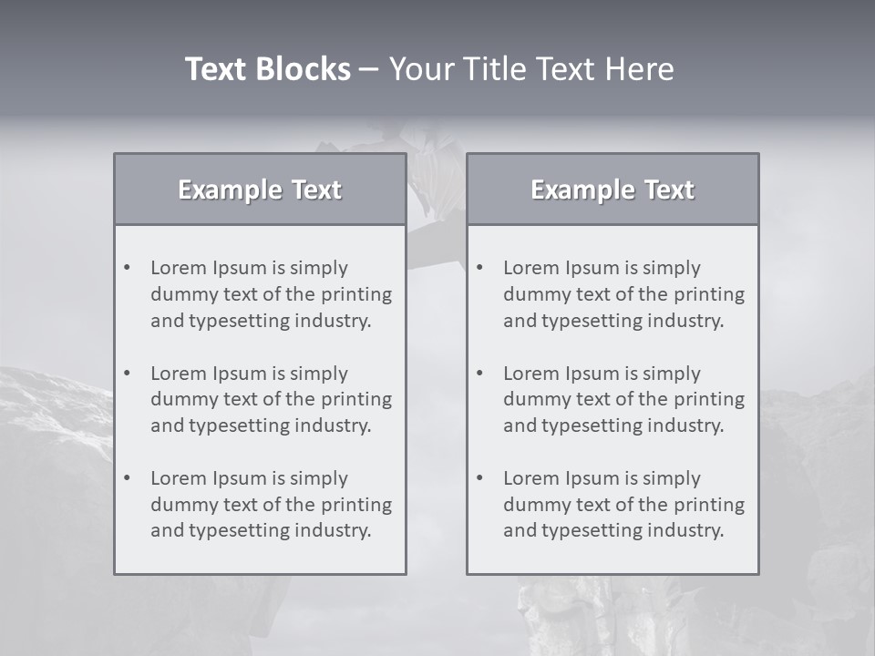 Career Decision Risky PowerPoint Template