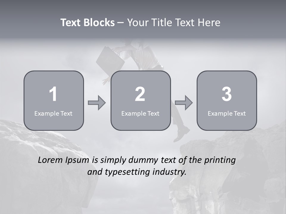Career Decision Risky PowerPoint Template