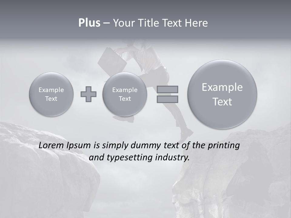 Career Decision Risky PowerPoint Template