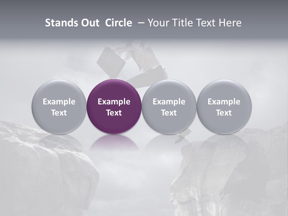 Career Decision Risky PowerPoint Template