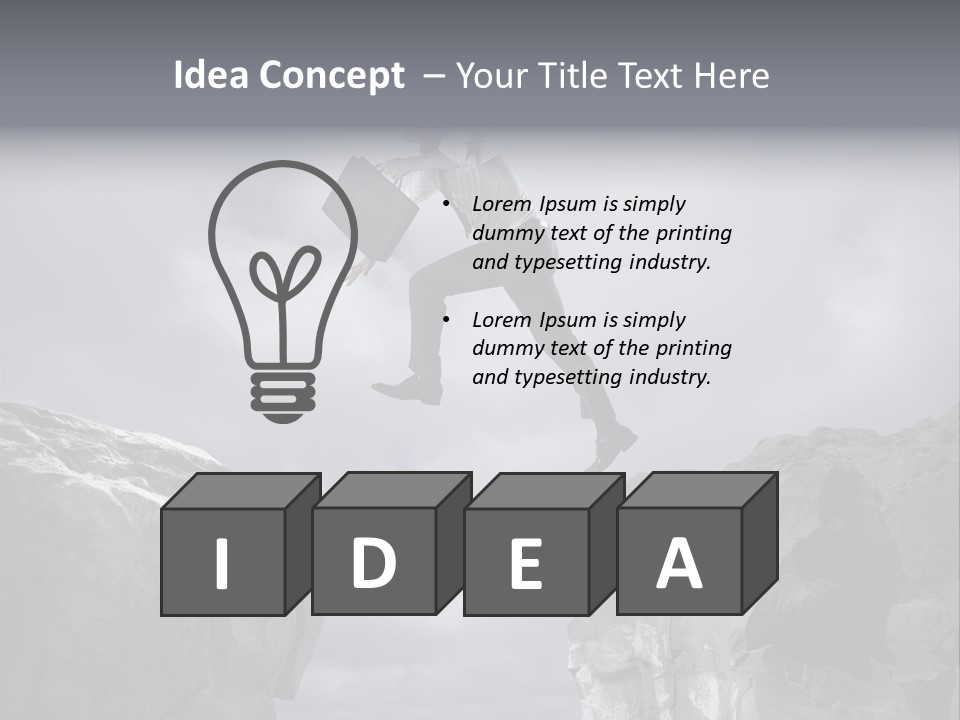 Career Decision Risky PowerPoint Template