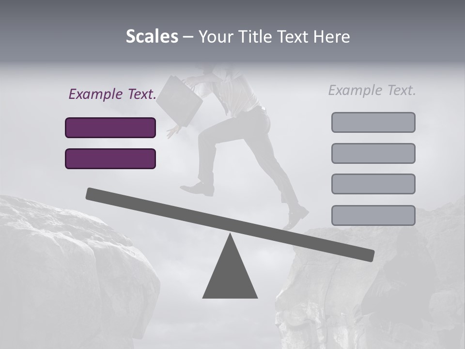 Career Decision Risky PowerPoint Template