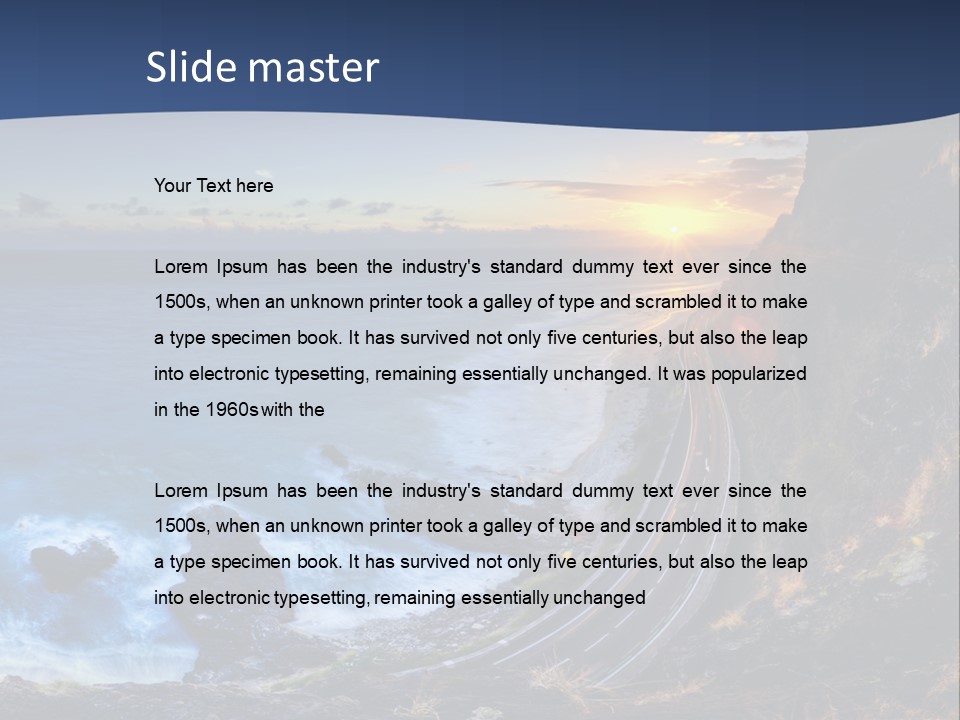 Sky Champaign Saint PowerPoint Template