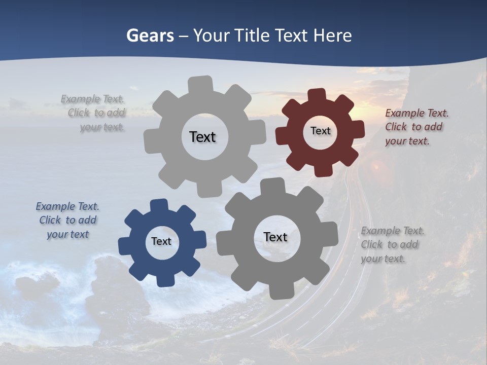 Sky Champaign Saint PowerPoint Template