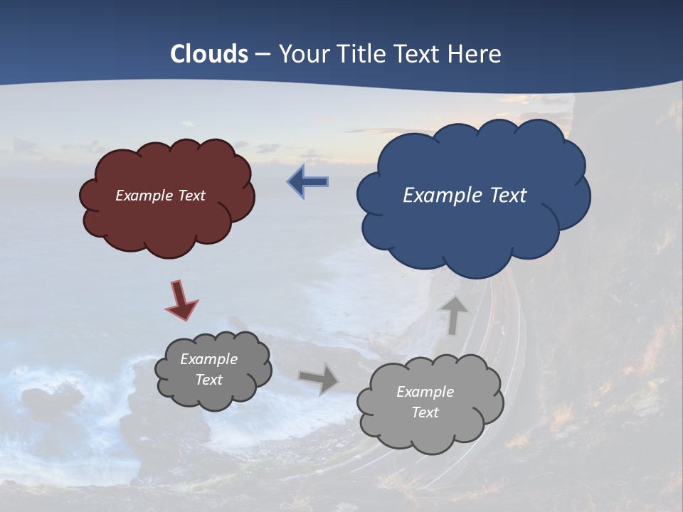 Sky Champaign Saint PowerPoint Template