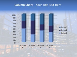 Building Night Skyscraper PowerPoint Template