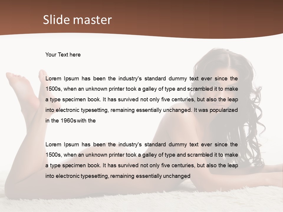 Care Abstract Person PowerPoint Template