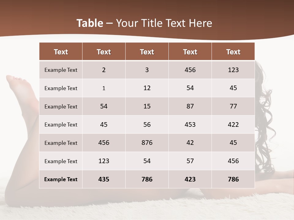 Care Abstract Person PowerPoint Template