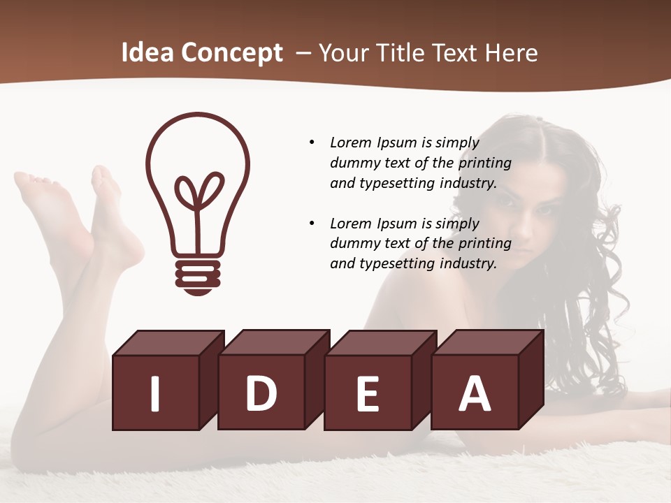 Care Abstract Person PowerPoint Template