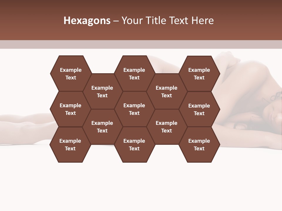 Caucasian Sensuality Pretty PowerPoint Template