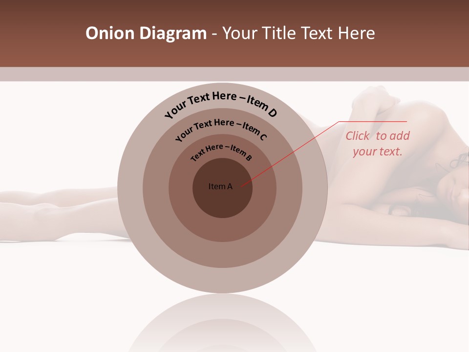 Caucasian Sensuality Pretty PowerPoint Template