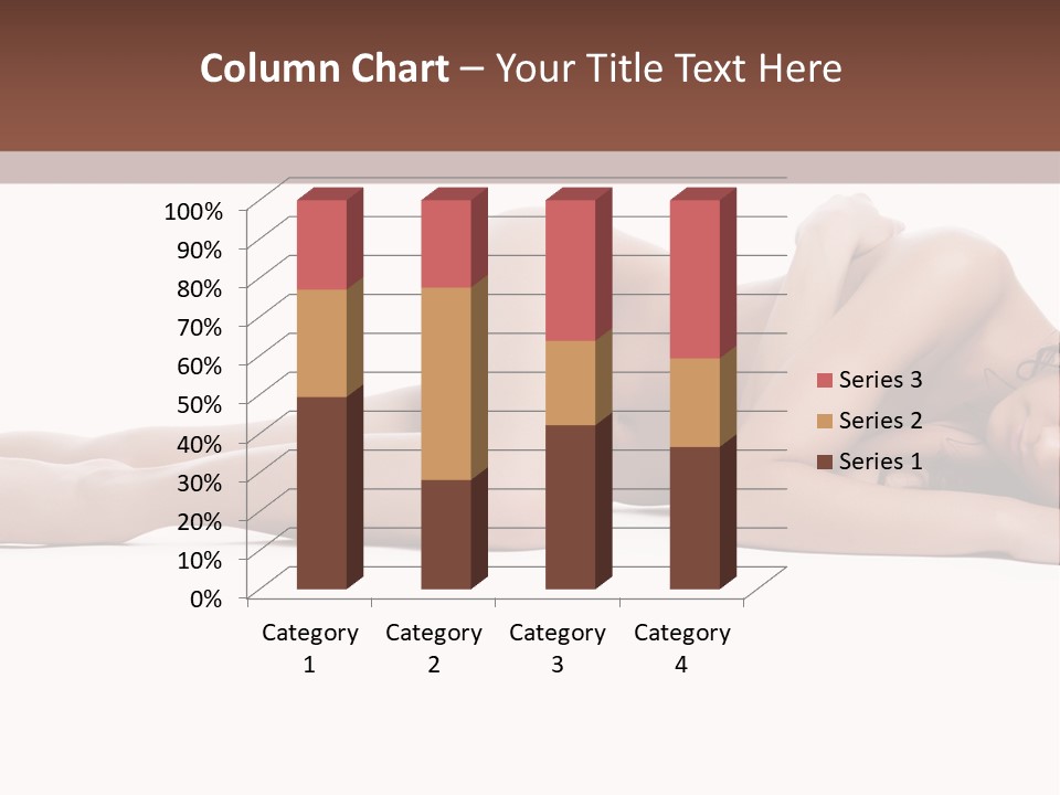 Caucasian Sensuality Pretty PowerPoint Template