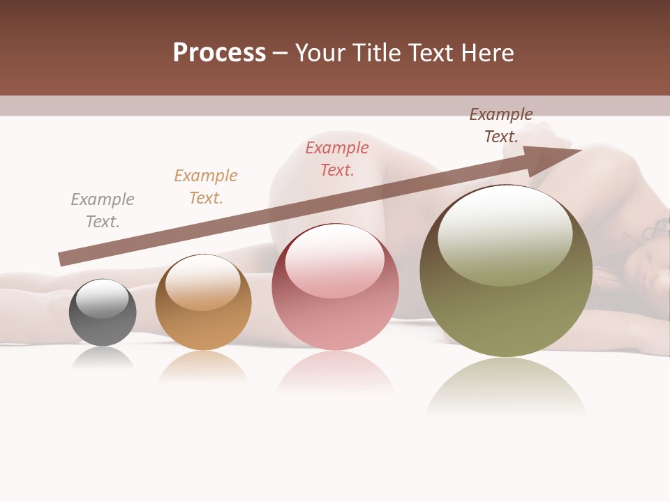 Caucasian Sensuality Pretty PowerPoint Template