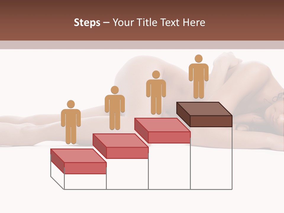 Caucasian Sensuality Pretty PowerPoint Template