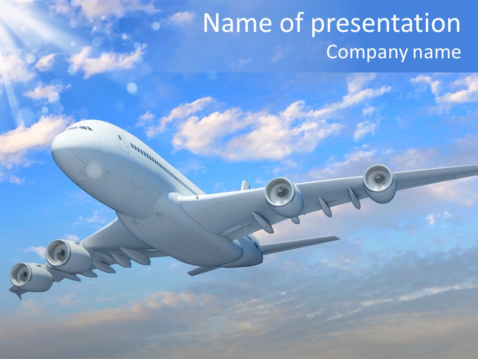 Air Transport Industry PowerPoint Template