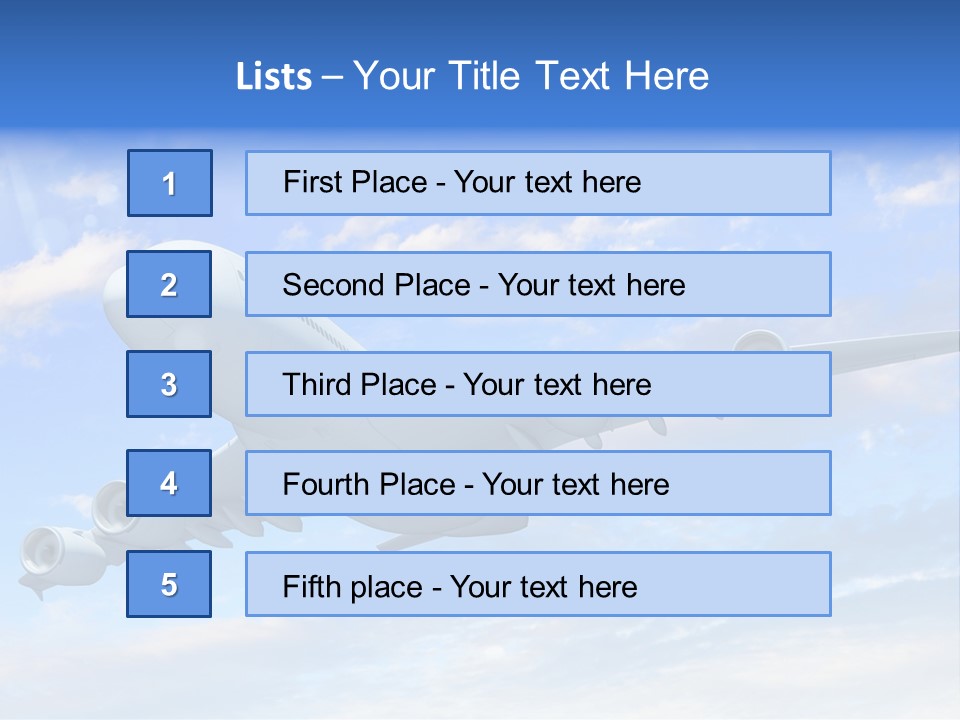 Air Transport Industry PowerPoint Template