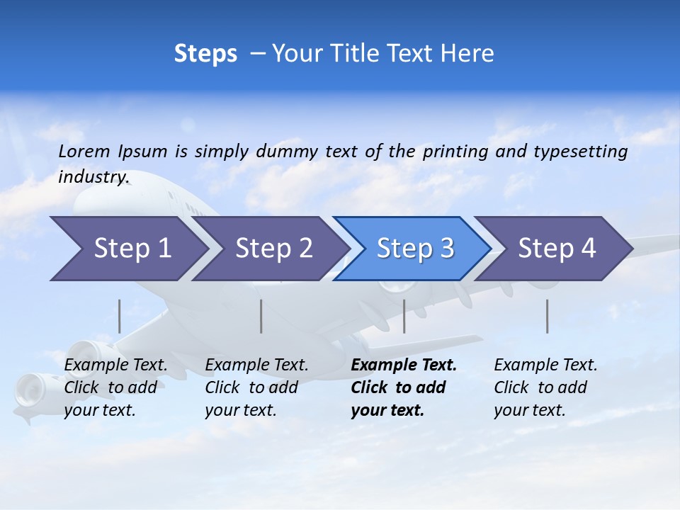 Air Transport Industry PowerPoint Template