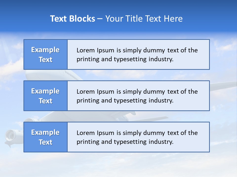 Air Transport Industry PowerPoint Template