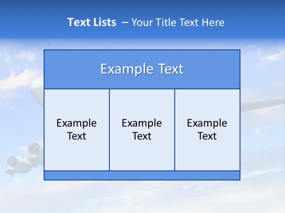 Air Transport Industry PowerPoint Template