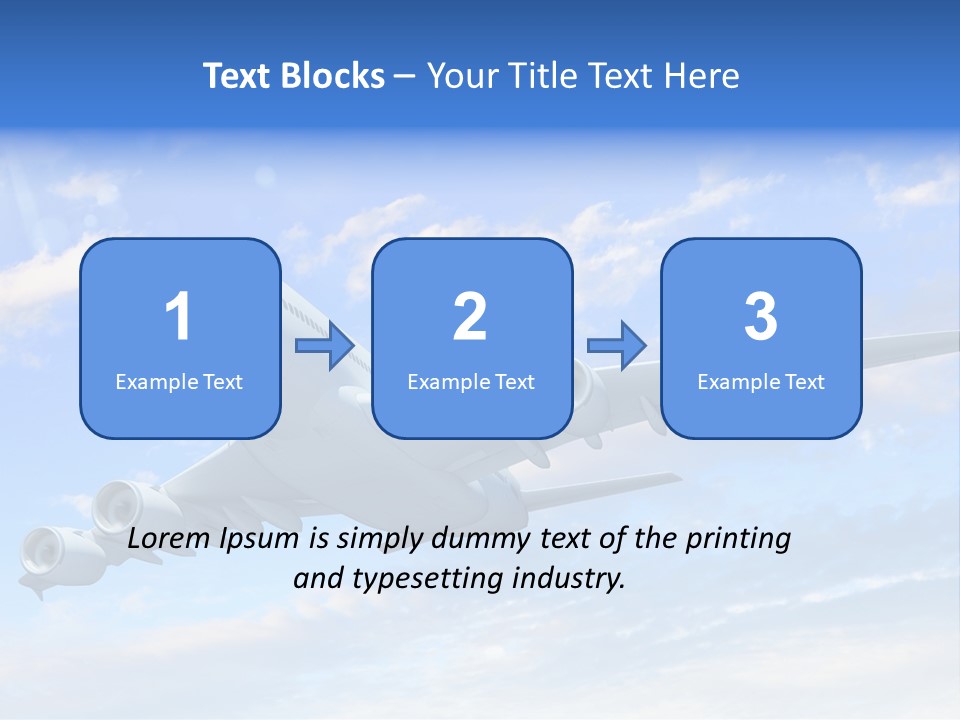Air Transport Industry PowerPoint Template