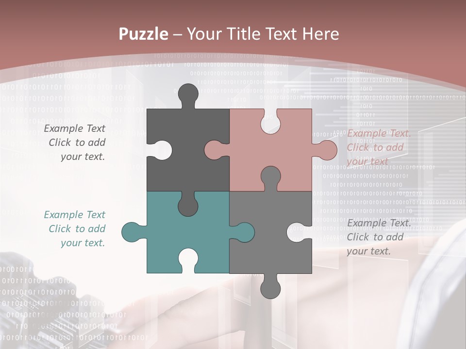 Innovative Push Select PowerPoint Template