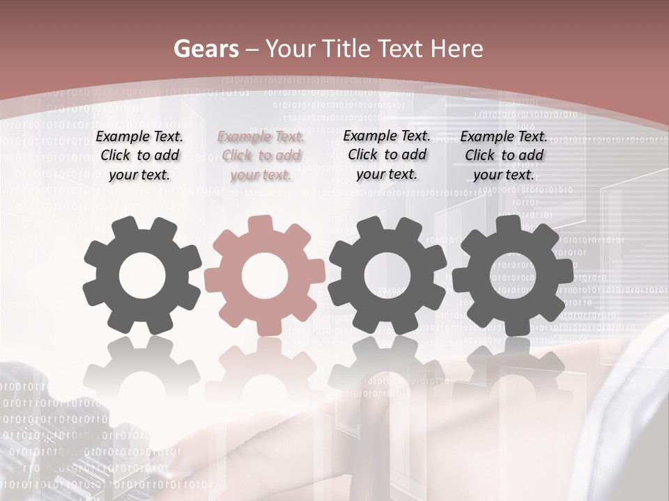 Innovative Push Select PowerPoint Template