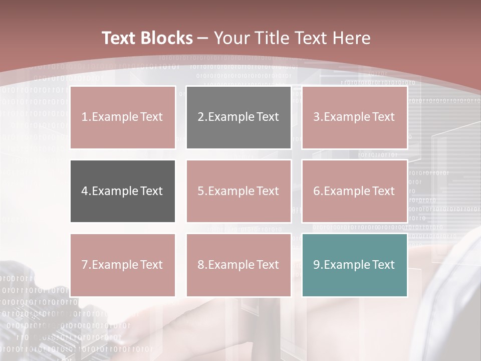 Innovative Push Select PowerPoint Template