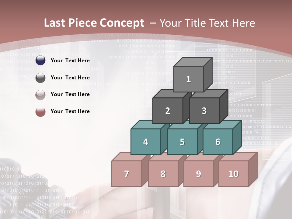 Innovative Push Select PowerPoint Template