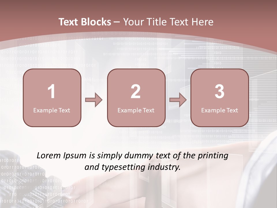 Innovative Push Select PowerPoint Template