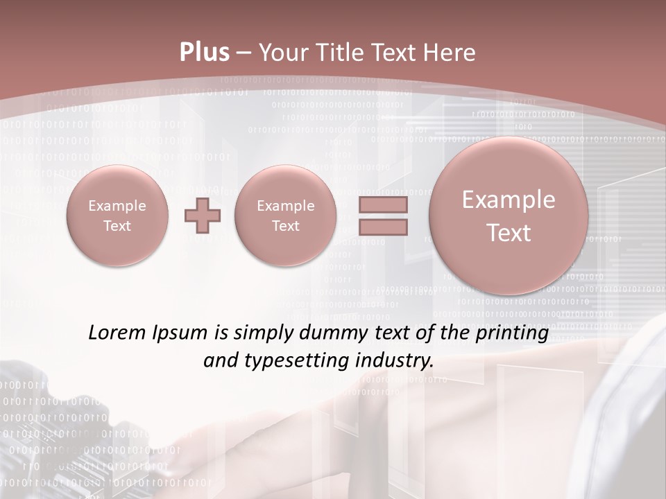 Innovative Push Select PowerPoint Template