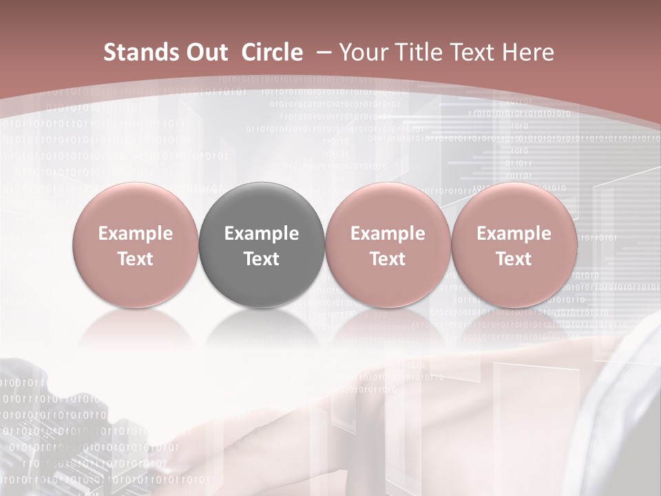 Innovative Push Select PowerPoint Template