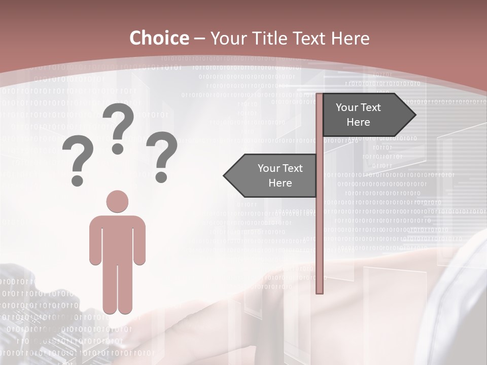 Innovative Push Select PowerPoint Template