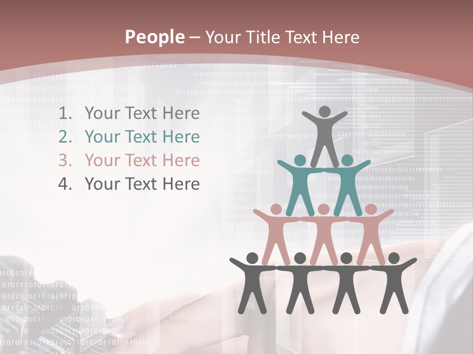 Innovative Push Select PowerPoint Template