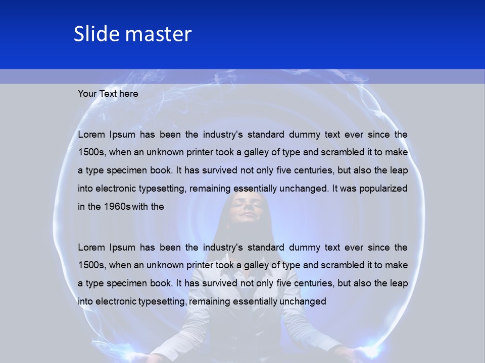 Emotional Sitting Care PowerPoint Template