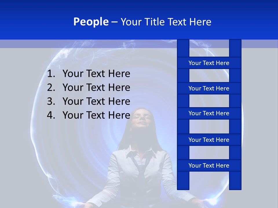 Emotional Sitting Care PowerPoint Template