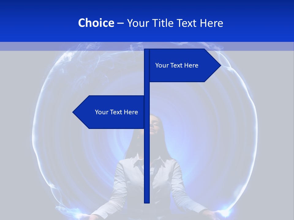 Emotional Sitting Care PowerPoint Template