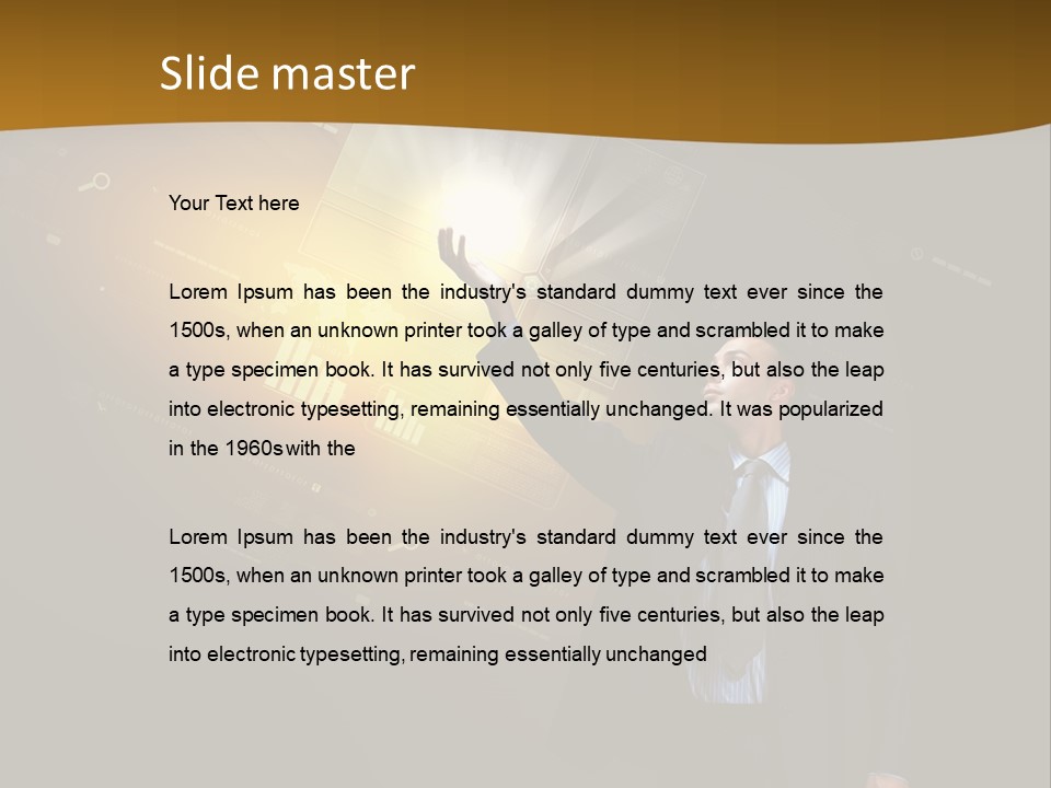Control Communication Modern PowerPoint Template