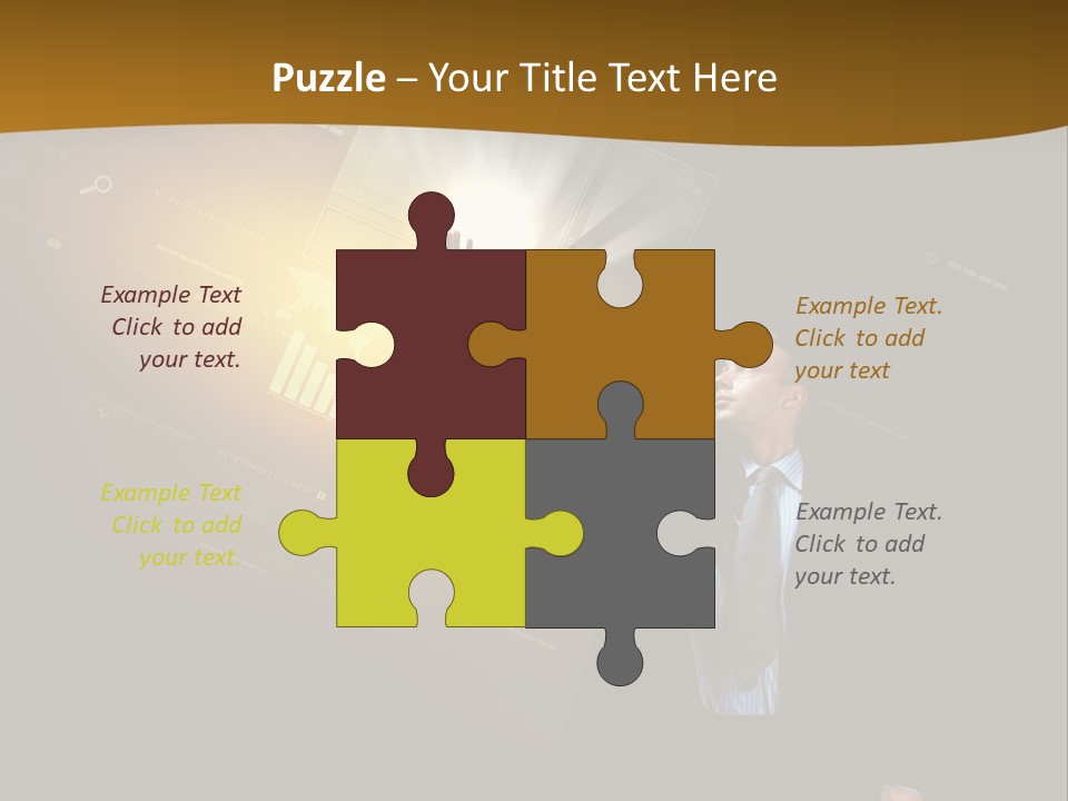 Control Communication Modern PowerPoint Template