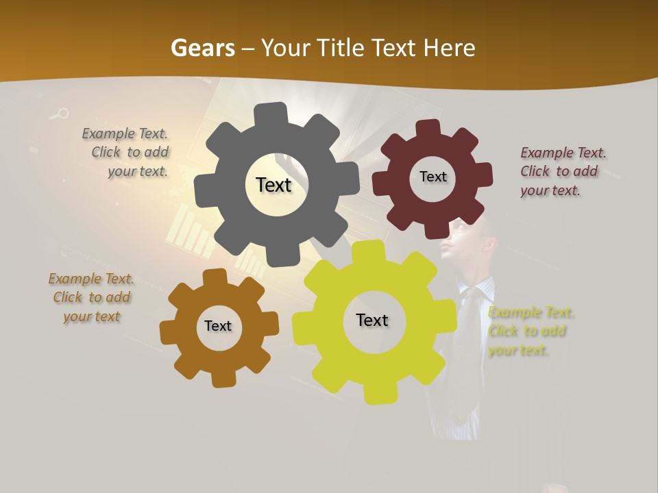 Control Communication Modern PowerPoint Template