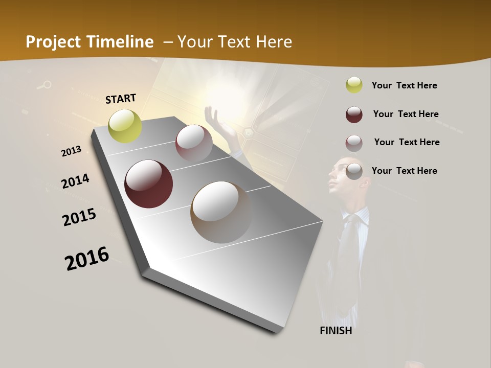Control Communication Modern PowerPoint Template