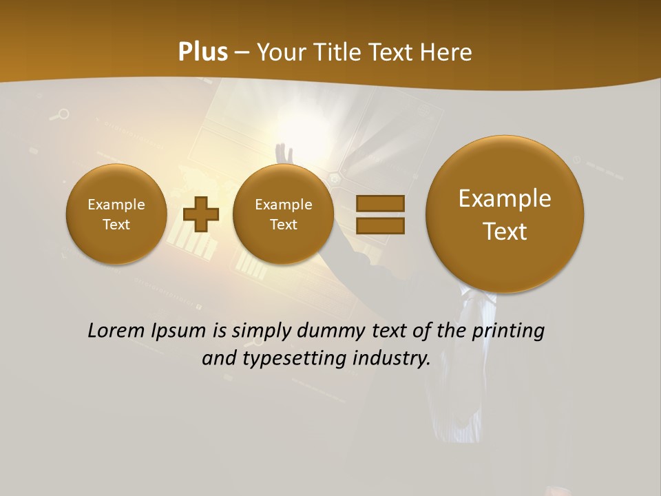Control Communication Modern PowerPoint Template