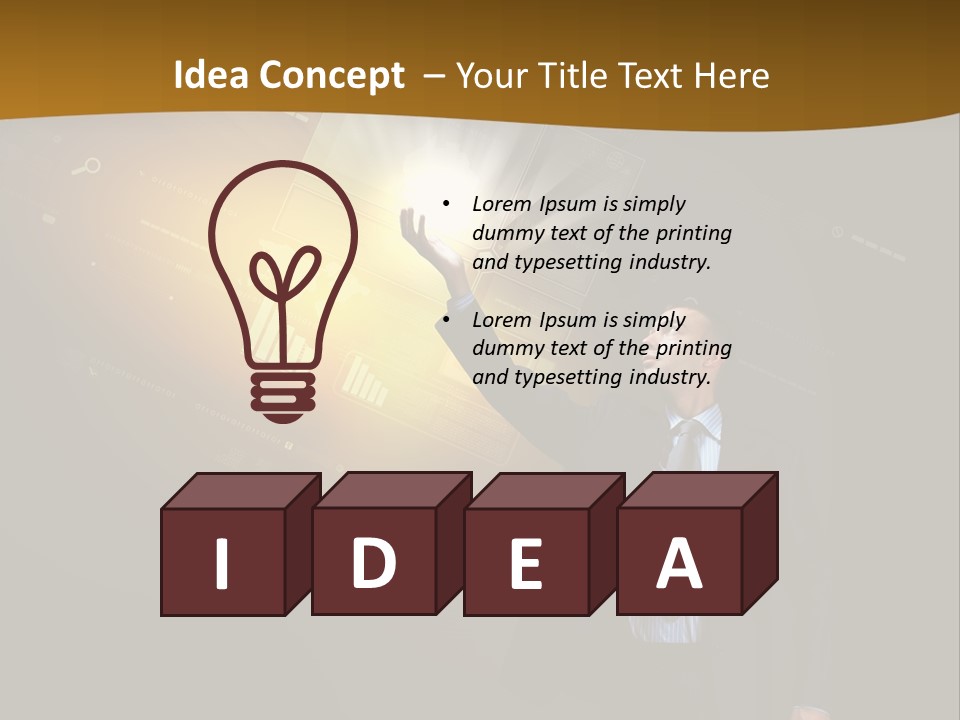 Control Communication Modern PowerPoint Template