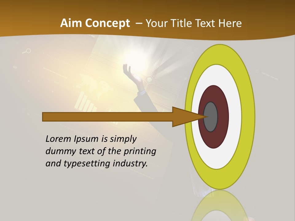 Control Communication Modern PowerPoint Template