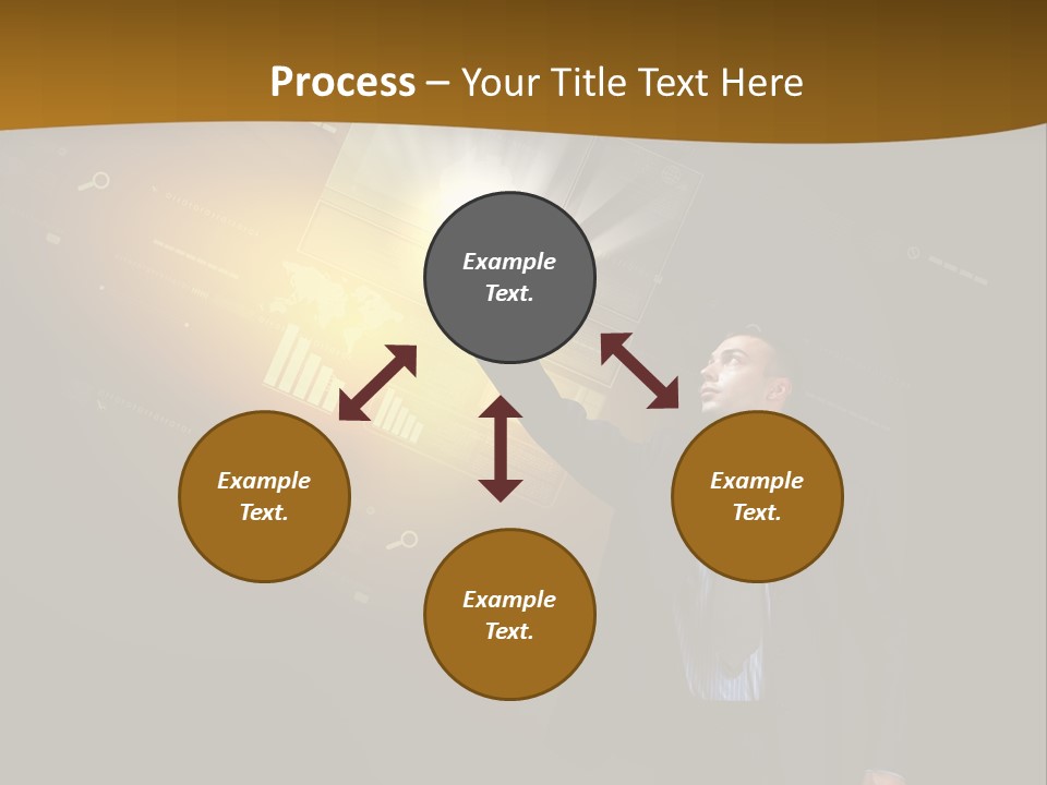 Control Communication Modern PowerPoint Template