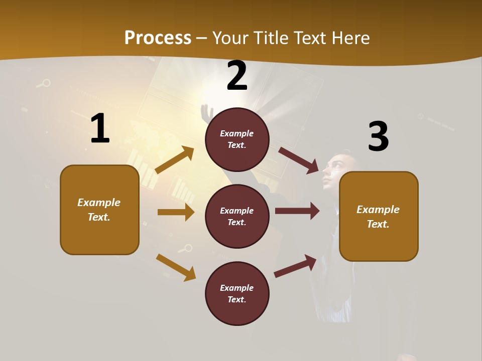 Control Communication Modern PowerPoint Template