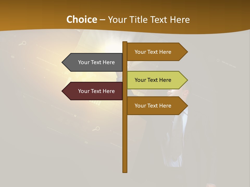 Control Communication Modern PowerPoint Template