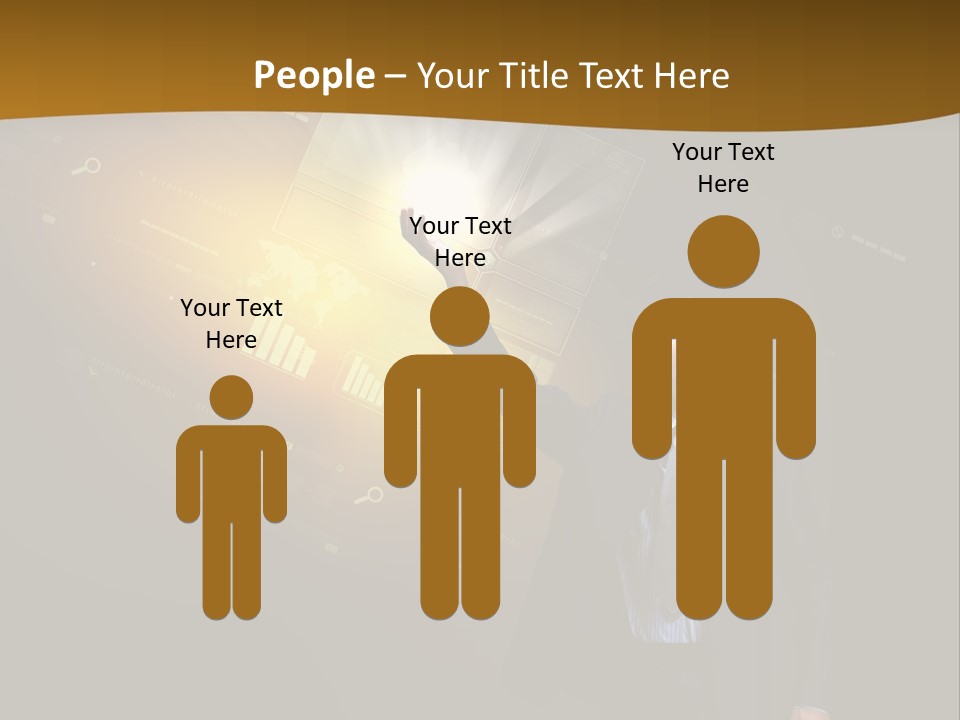 Control Communication Modern PowerPoint Template